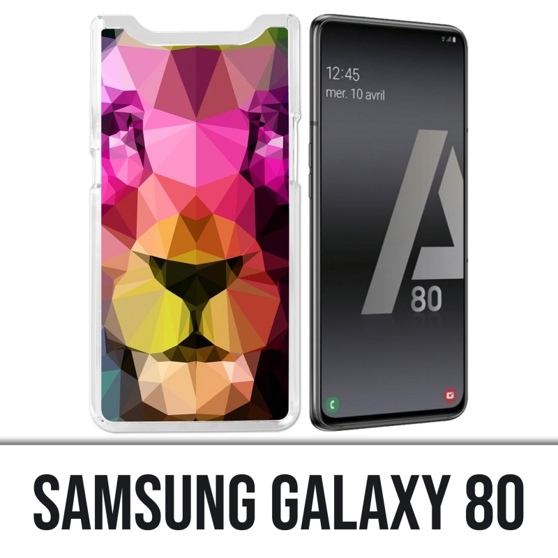 Coque Samsung Galaxy A80 - Lion Geometrique