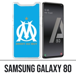 Custodia Samsung Galaxy A80 - Om logo blu Marsiglia