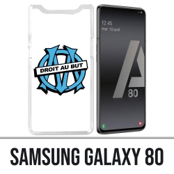 Coque Samsung Galaxy A80 - Logo Om Marseille Droit Au But