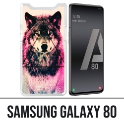 Coque Samsung Galaxy A80 - Loup Triangle