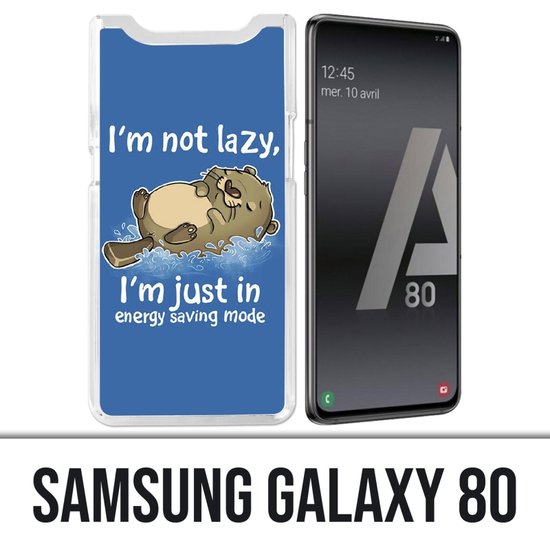 Coque Samsung Galaxy A80 - Loutre Not Lazy