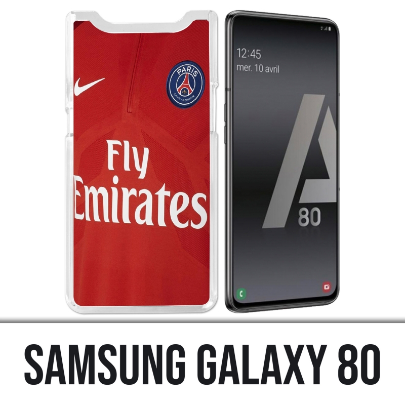 Coque Samsung Galaxy A80 - Maillot Rouge Psg