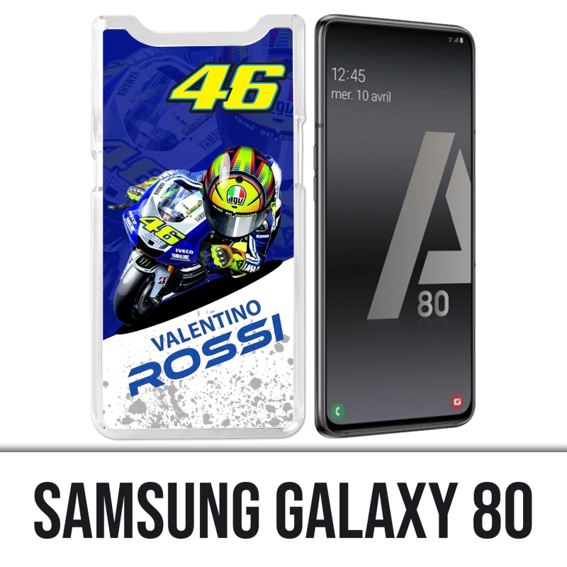 Samsung Galaxy A80 Case - Motogp Rossi Cartoon 2