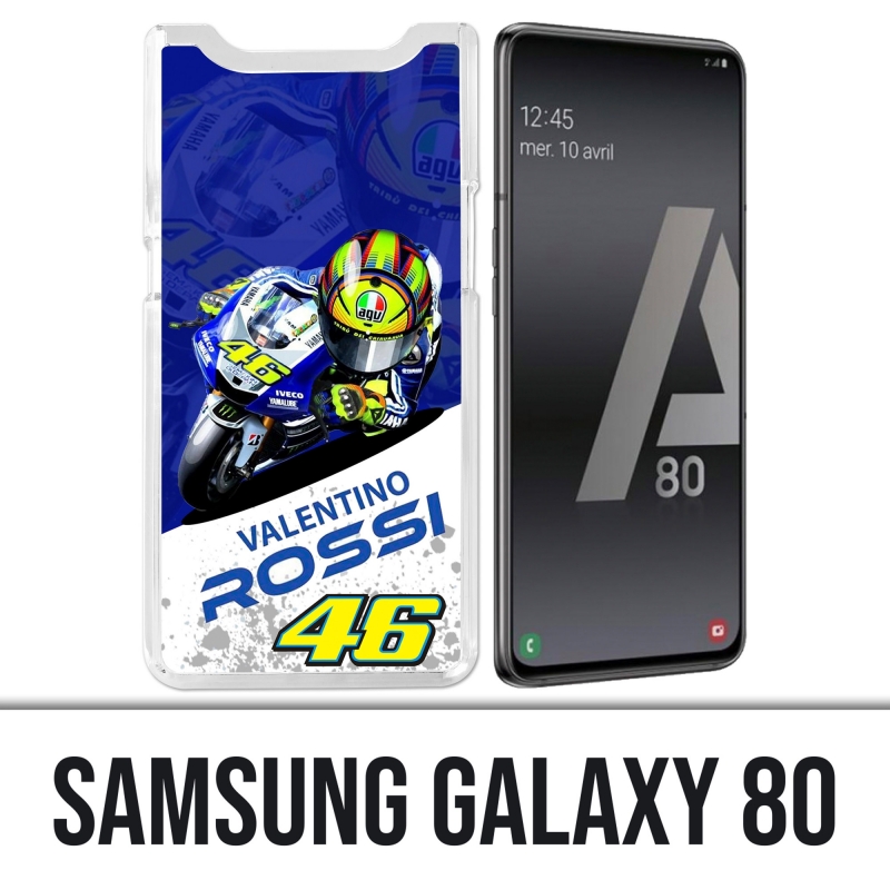 Samsung Galaxy A80 Case - Motogp Rossi Cartoon Galaxy