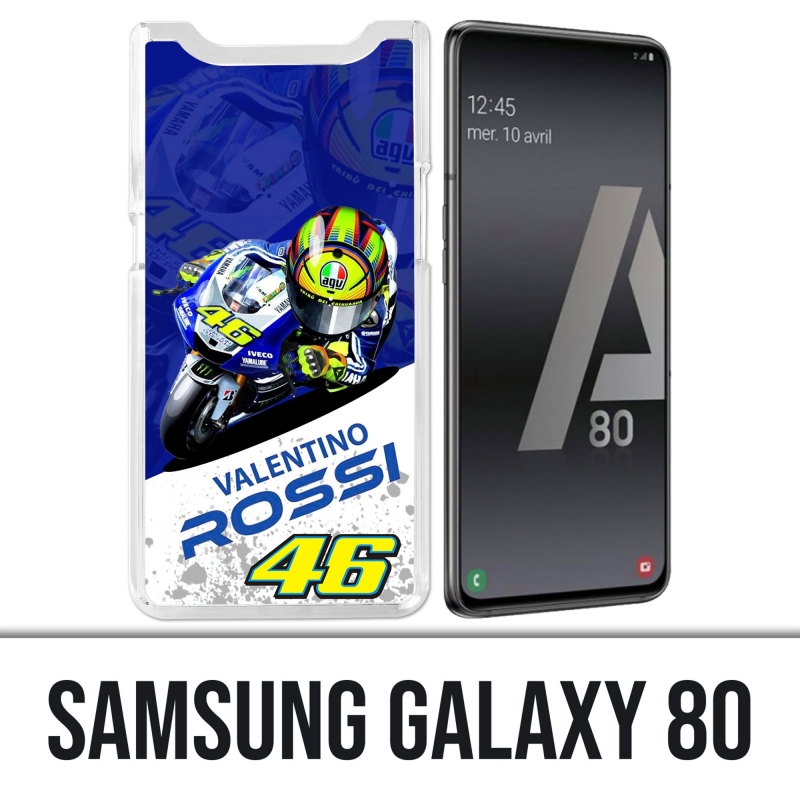 Samsung Galaxy A80 case - Motogp Rossi Cartoon Galaxy