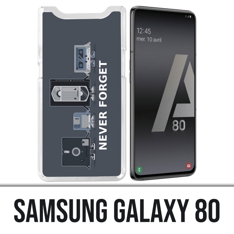 Custodia Samsung Galaxy A80 - Never Forget Vintage