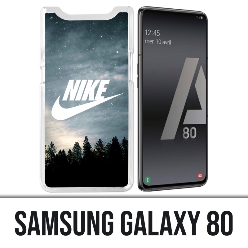 Coque Samsung Galaxy A80 - Nike Logo Wood