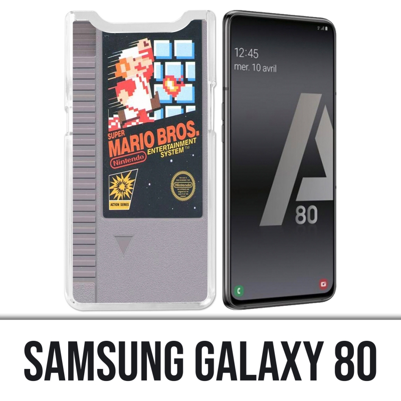 Coque Samsung Galaxy A80 - Nintendo Nes Cartouche Mario Bros