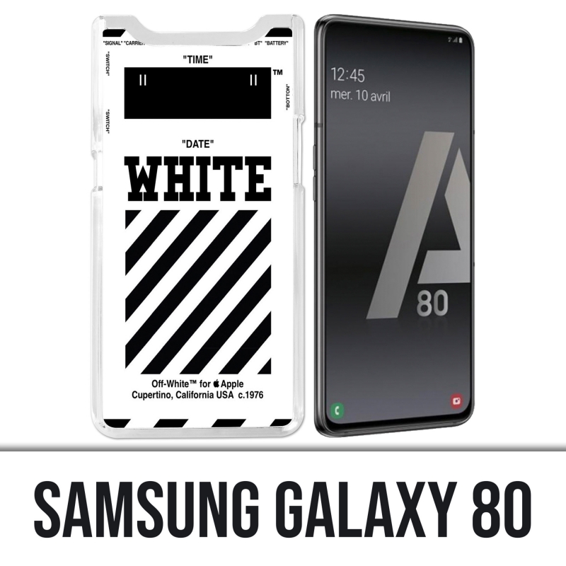 Coque Samsung Galaxy A80 - Off White Blanc