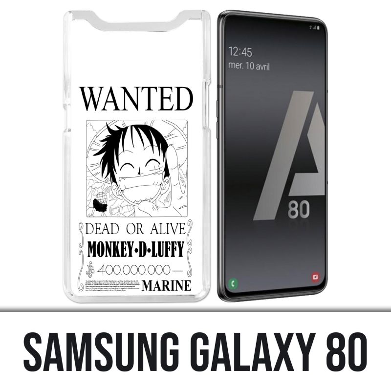 Coque Samsung Galaxy A80 - One Piece Wanted Luffy