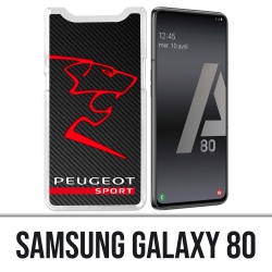 Custodia Samsung Galaxy A80 - Peugeot Sport Logo