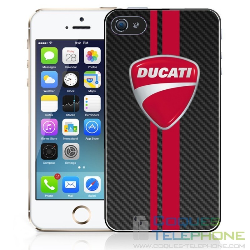 Coque téléphone Ducati Carbone