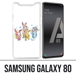 Coque Samsung Galaxy A80 - Pokémon Bébé Evoli Évolution