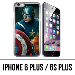 Custodia per iPhone 6 Plus / 6S Plus - Captain America Comics Avengers