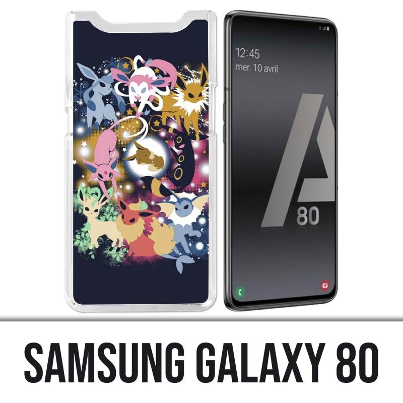 Samsung Galaxy A80 Hülle - Pokémon Évoli Évolutions