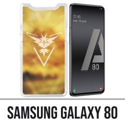 Coque Samsung Galaxy A80 - Pokémon Go Team Jaune Grunge