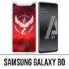 Samsung Galaxy A80 Case - Pokémon Go Team Red Grunge