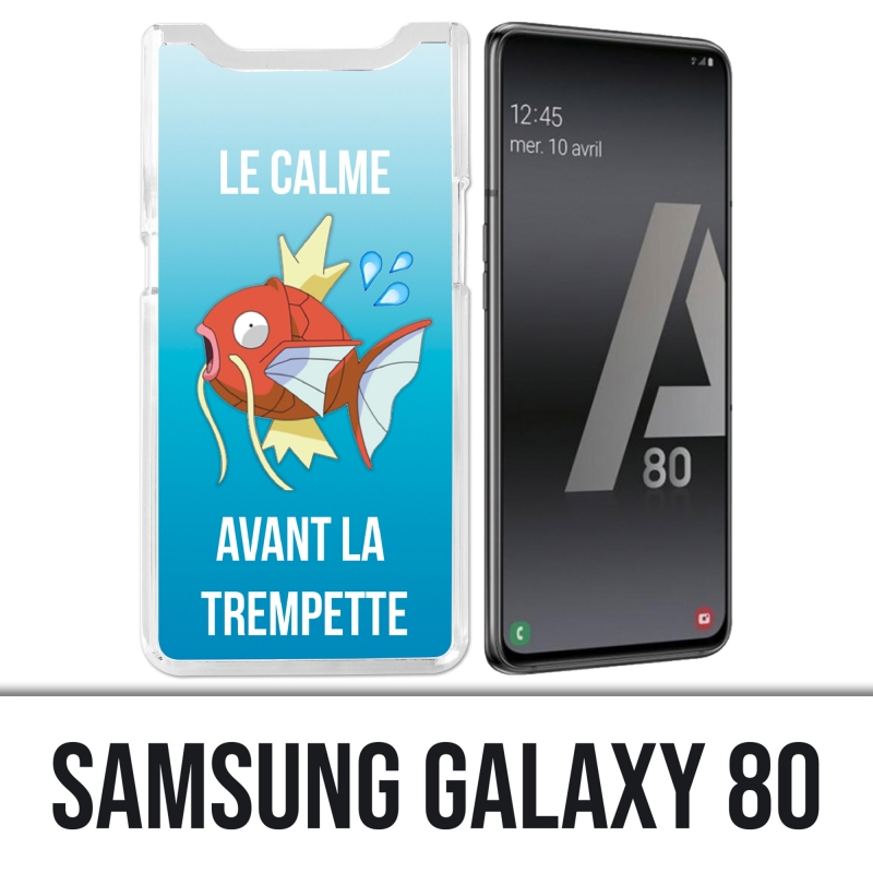 Coque Samsung Galaxy A80 - Pokémon Le Calme Avant La Trempette Magicarpe