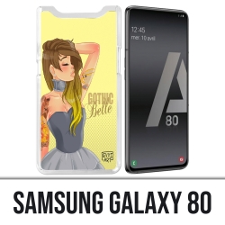 Coque Samsung Galaxy A80 - Princesse Belle Gothique