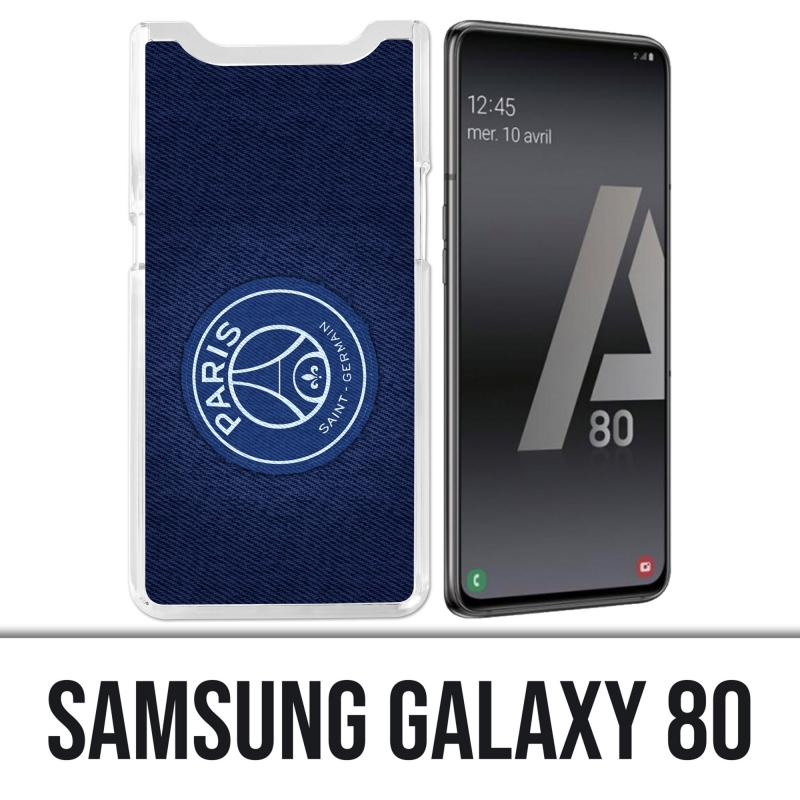 Coque Samsung Galaxy A80 - Psg Minimalist Fond Bleu