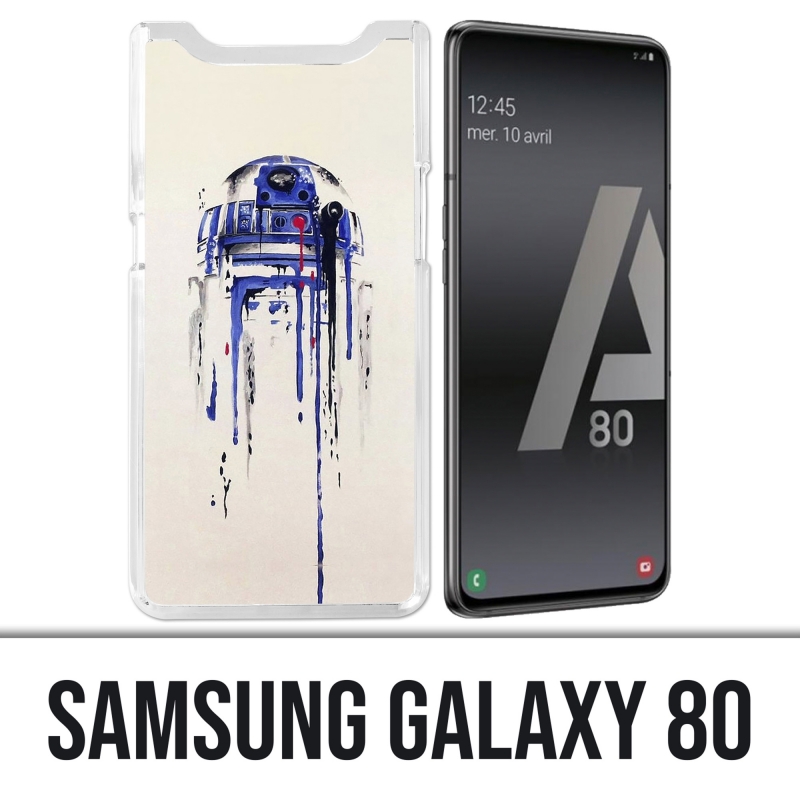 Samsung Galaxy A80 Hülle - R2D2 Paint