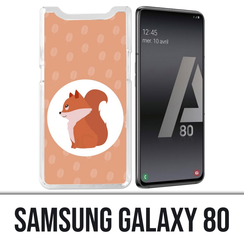 Coque Samsung Galaxy A80 - Renard Roux