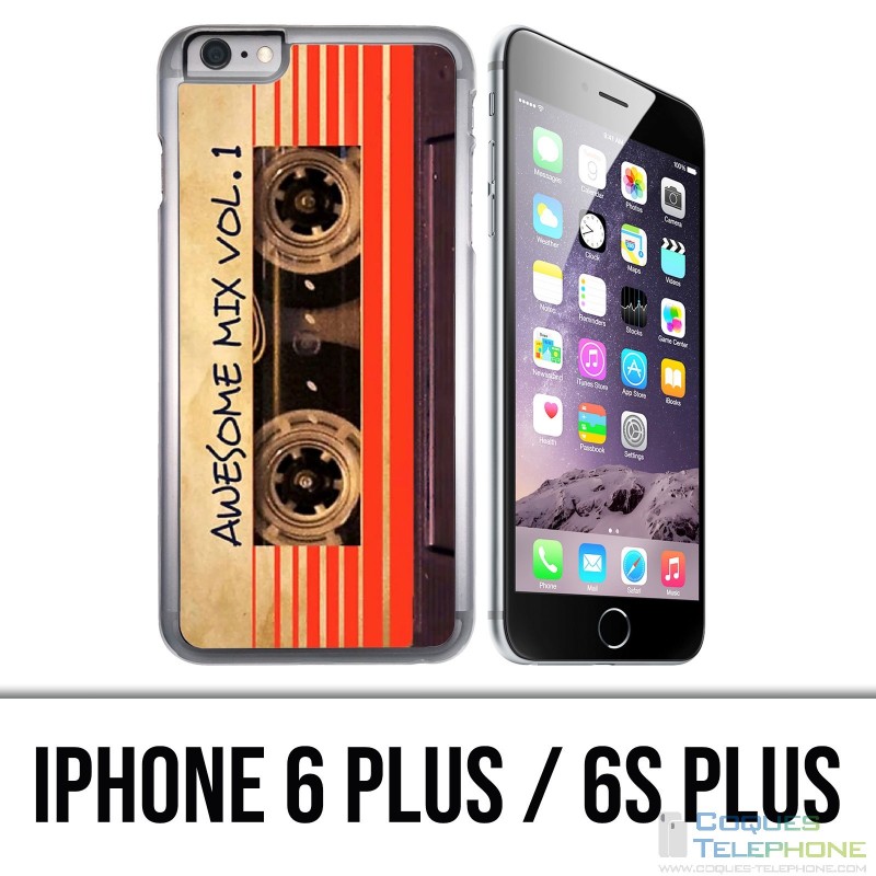Coque iPhone 6 Plus / 6S Plus - Cassette Audio Vintage Gardiens De La Galaxie
