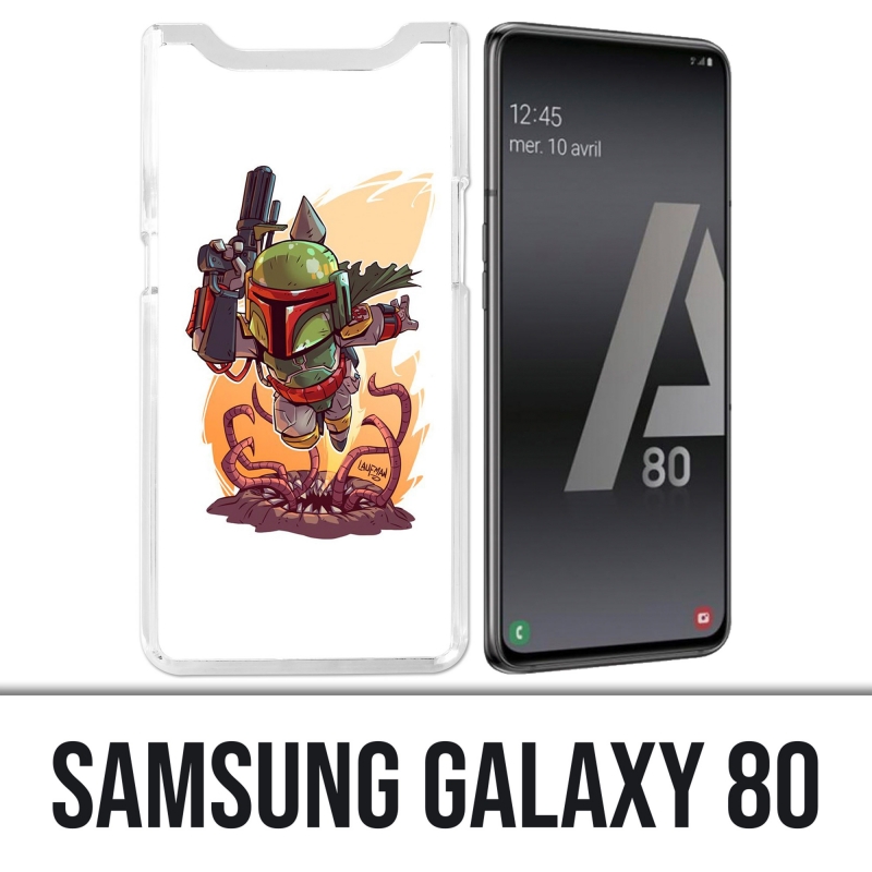Coque Samsung Galaxy A80 - Star Wars Boba Fett Cartoon