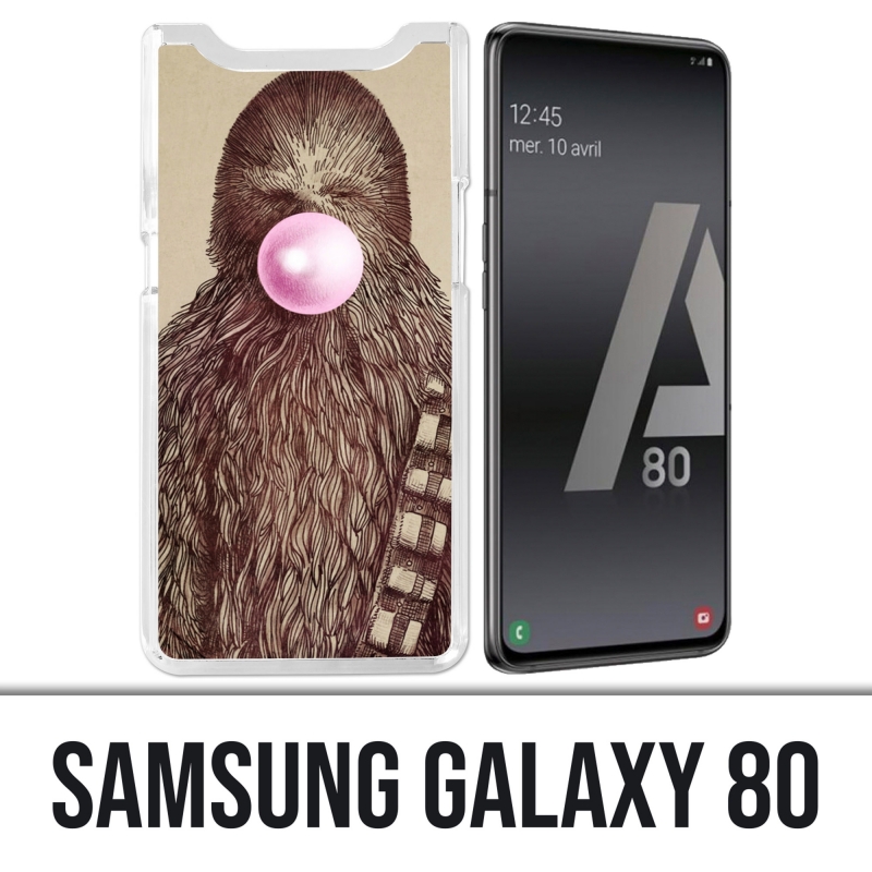 Funda Samsung Galaxy A80 - Goma de mascar Star Wars Chewbacca