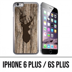 Funda para iPhone 6 Plus / 6S Plus - Ciervo de madera de pájaro