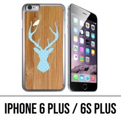 Coque iPhone 6 PLUS / 6S PLUS - Cerf Bois