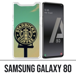 Samsung Galaxy A80 Hülle - Starbucks Vintage
