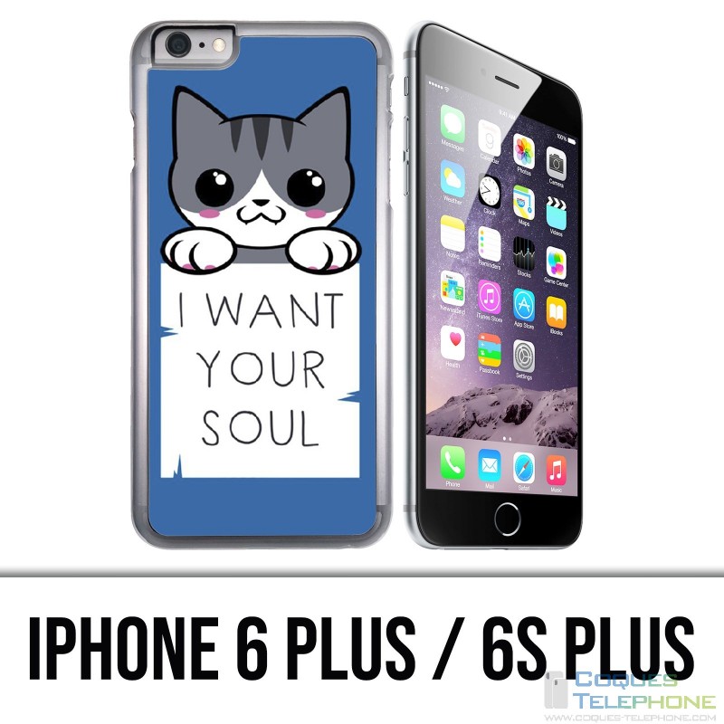 Funda iPhone 6 Plus / 6S Plus - Chat Quiero tu alma
