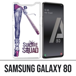 Samsung Galaxy A80 Case - Selbstmordkommando Bein Harley Quinn