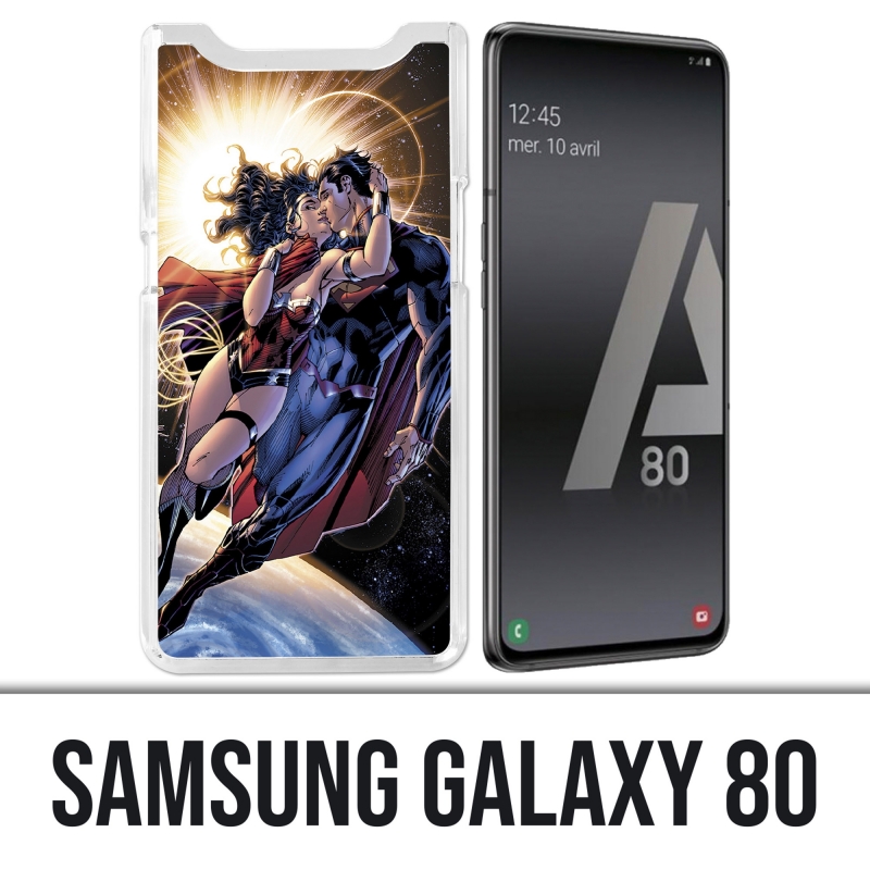 Coque Samsung Galaxy A80 - Superman Wonderwoman