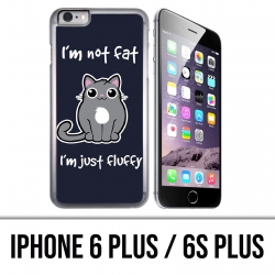 Coque iPhone 6 PLUS / 6S PLUS - Chat Not Fat Just Fluffy