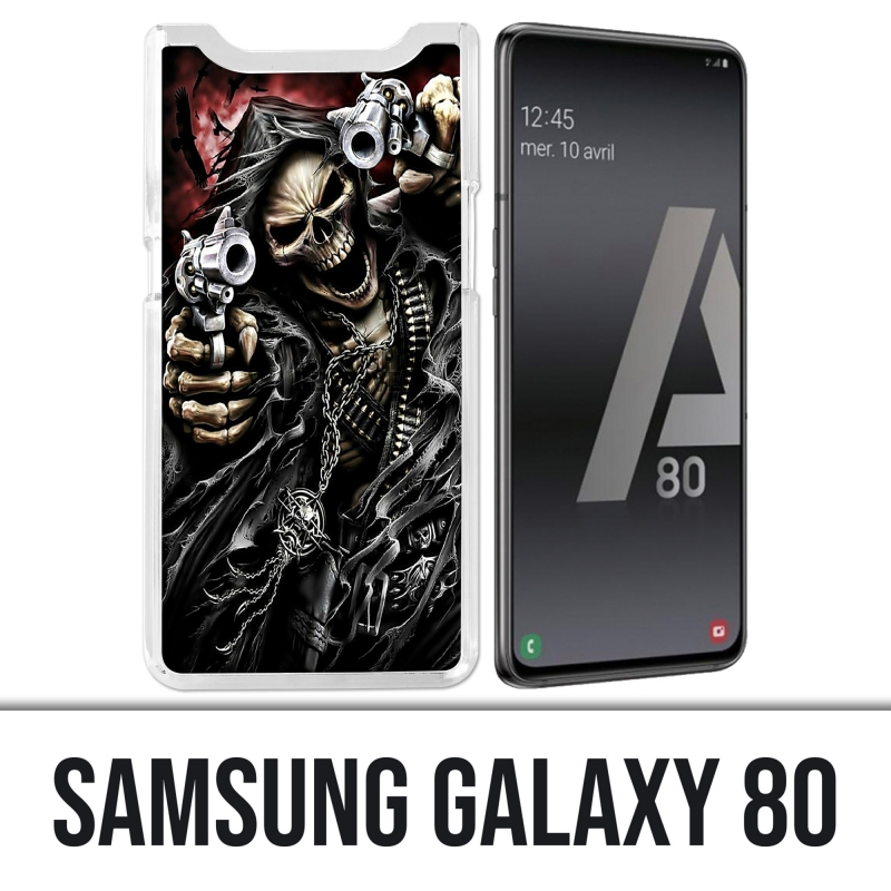 Coque Samsung Galaxy A80 - Tete Mort Pistolet