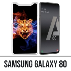 Custodia Samsung Galaxy A80 - Tiger Flames
