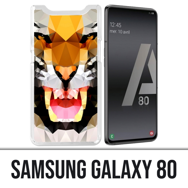 Samsung Galaxy A80 case - Geometric Tiger