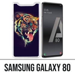 Coque Samsung Galaxy A80 - Tigre Peinture