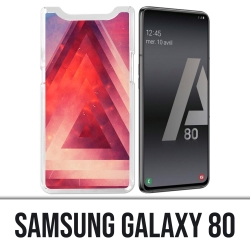 Custodia Samsung Galaxy A80 - Triangolo astratto