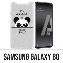 Coque Samsung Galaxy A80 - Unicorn Ninja Panda Licorne