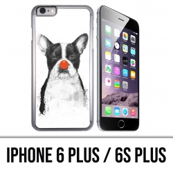 Coque iPhone 6 PLUS / 6S PLUS - Chien Bouledogue Clown