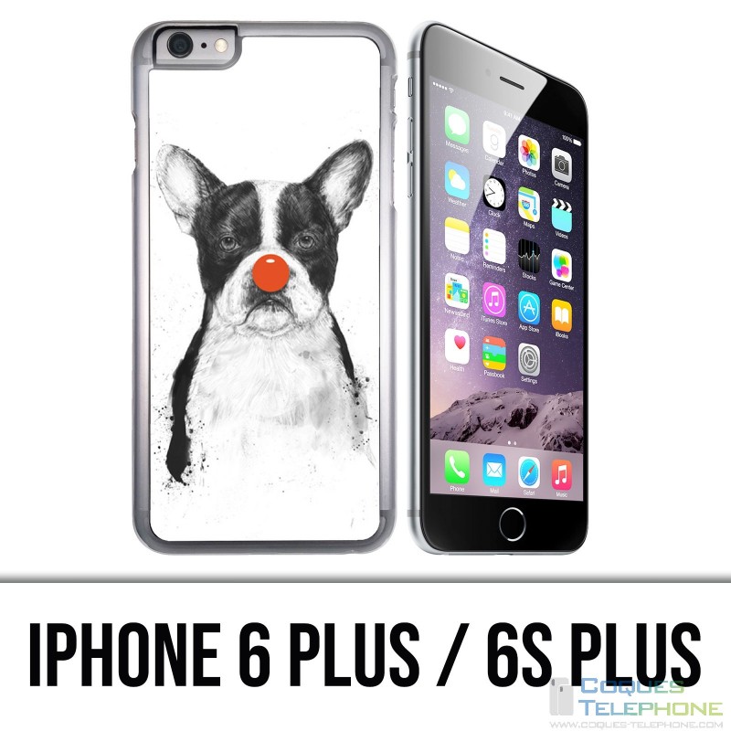 IPhone 6 Plus / 6S Plus Case - Dog Bulldog Clown