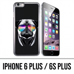 Custodia per iPhone 6 Plus / 6S Plus - Dog Pug Dj