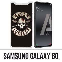 Coque Samsung Galaxy A80 - Walking Dead Logo Negan Lucille