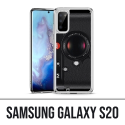 Samsung Galaxy S20 Case - Vintage Black Camera