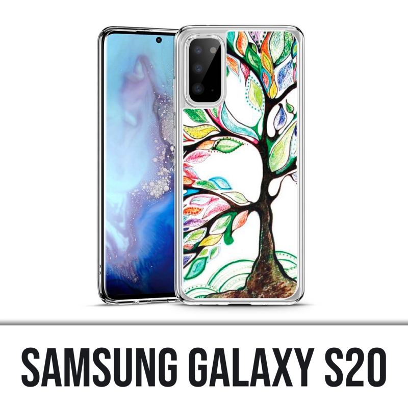Coque Samsung Galaxy S20 - Arbre Multicolore