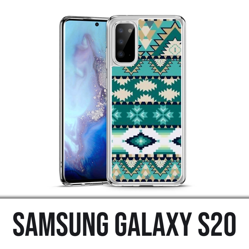 Samsung Galaxy S20 case - Azteque Green