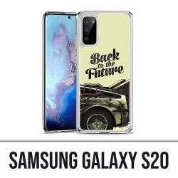 Coque Samsung Galaxy S20 - Back To The Future Delorean